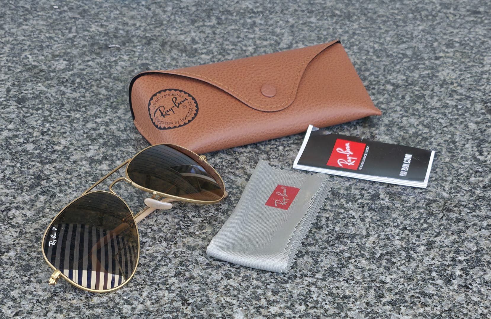 Ray-Ban Occhiali & Lenti: Ray-Ban Aviator 3025 112/M2 58-14 Brown Polarized Gradient – Nuovo (secondo la descrizione) da Nänikon venduto da Bi9Ca2Ec 2