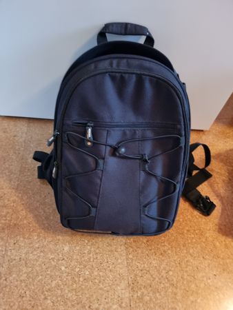 Kamerarucksack schwarz mit Facheinteilung guter Zustand