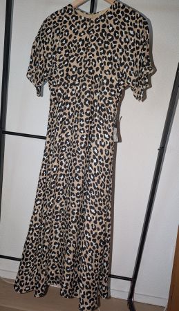 Seidenkleid im LeoLook, Gr. S, MICHAEL KOHRS, neu