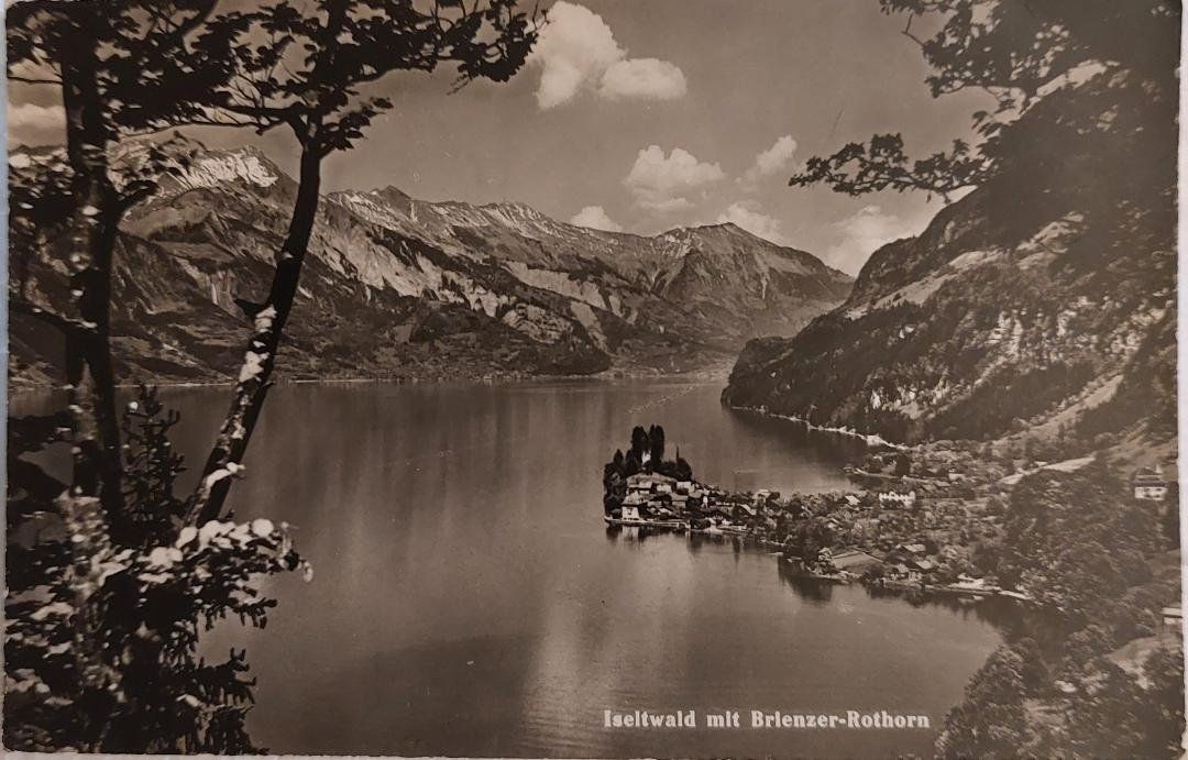 Ansichtskarten: ISELTWALD  mit Brienzer-Rothorn – Gebraucht aus Delémont von Domdom1