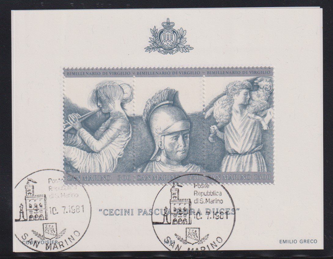 Tous les timbres: SAN Marino FDC mit Block BF39 – D'occasion à Bellach par qsearch 1