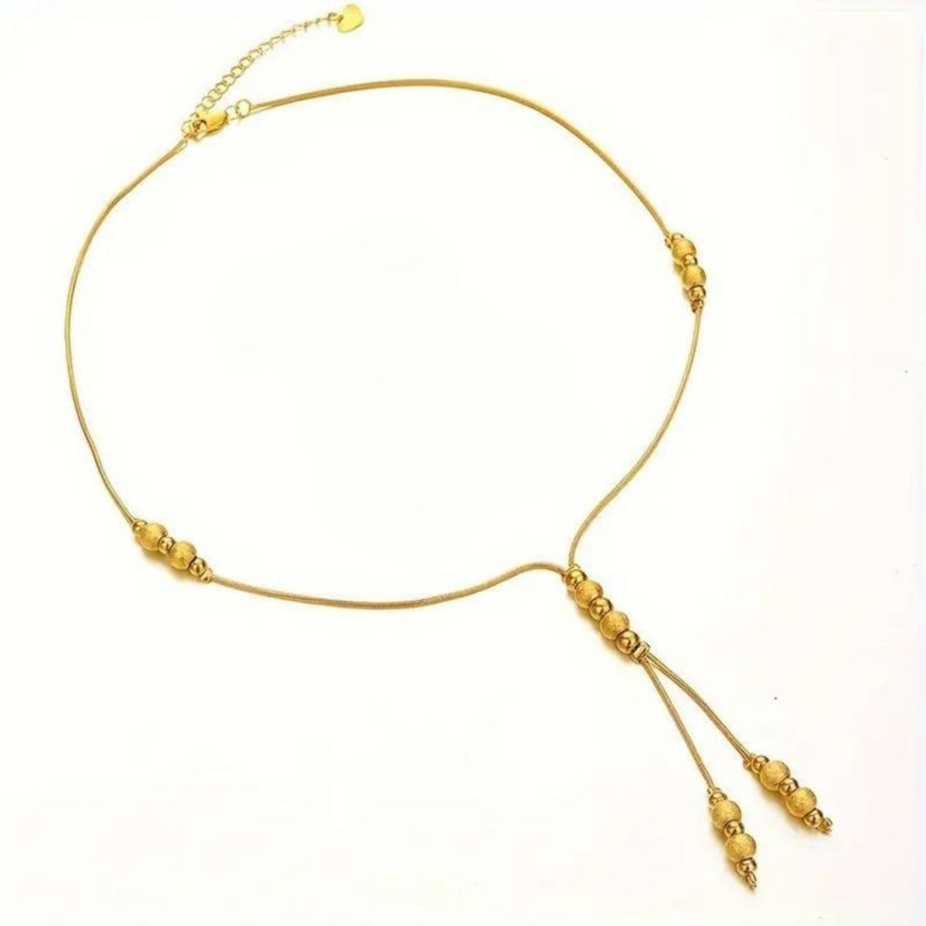 Catenine: 24k vergoldete Kette Perlenoptik – Nuovo e nell'imballaggio originale da Glattbrugg venduto da majuska01 2
