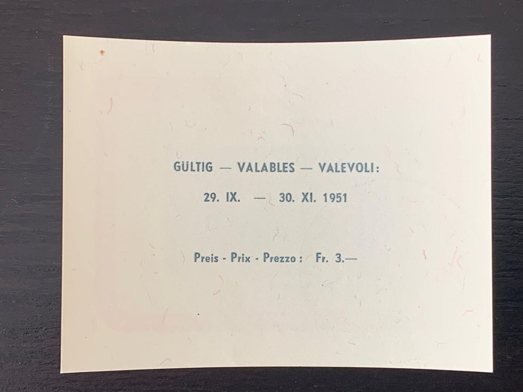 Tous les timbres: LUNABA-Block 1951 – D'occasion à Wangen b. Olten par 66ard 1
