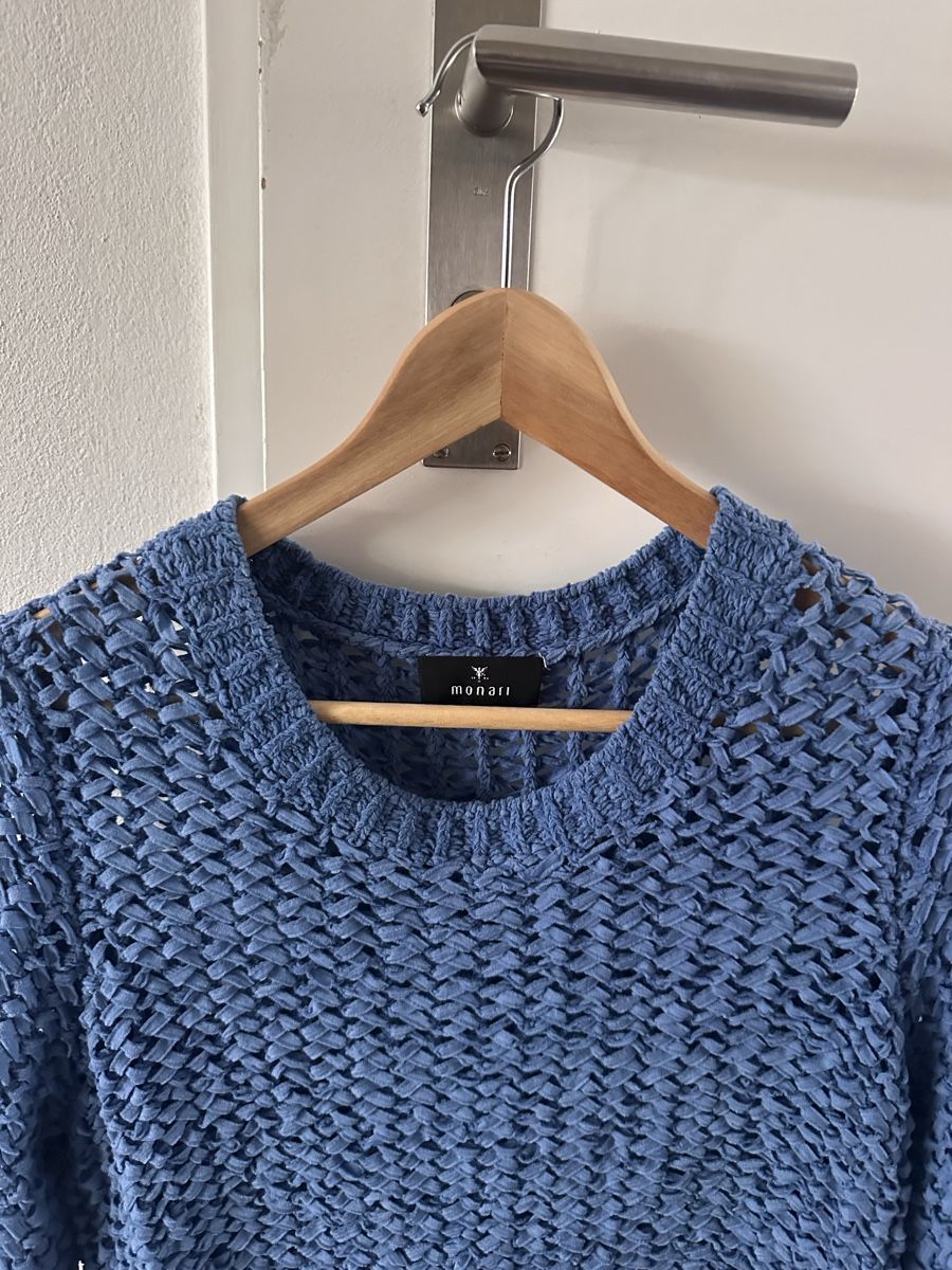 Monari T-shirt: Monari Sommer Strick-Pulli, Gr. 40, blau – Nuovo (secondo la descrizione) da Uettligen venduto da fabi1000 1