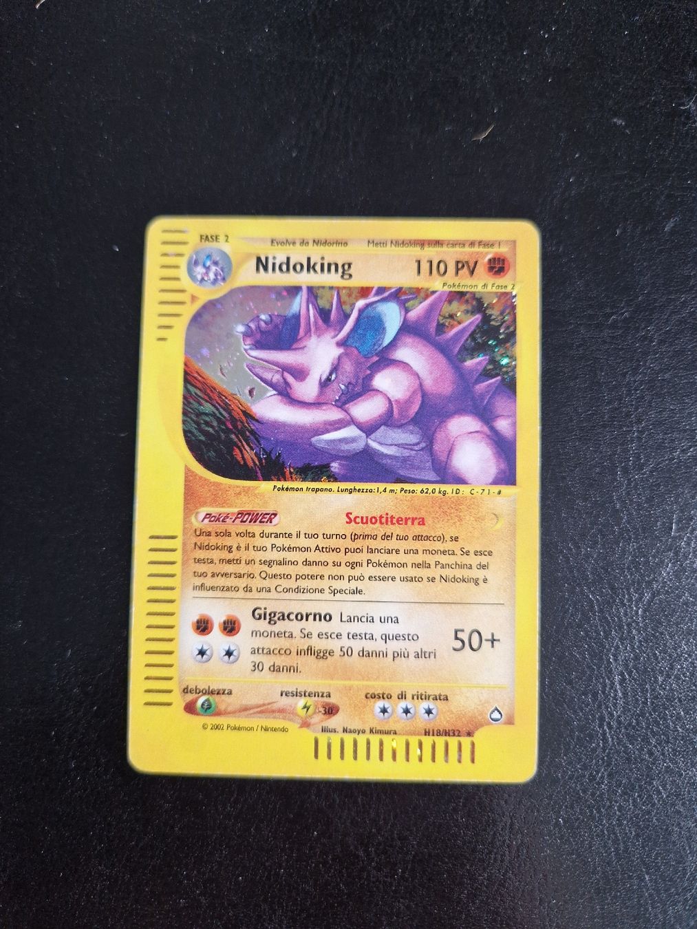 Pokémon Carte collezionabili: Nidoking aquapolis 🇮🇹  – Nuovo (secondo la descrizione) da Giubiasco venduto da MrGru1992