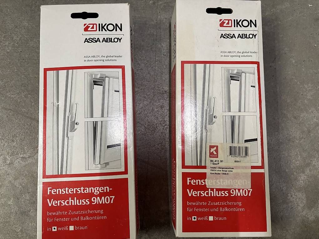 Quincaillerie: Fensterstangen Verschluss 9M07 9 Stk – D'occasion à Flums par Limatools