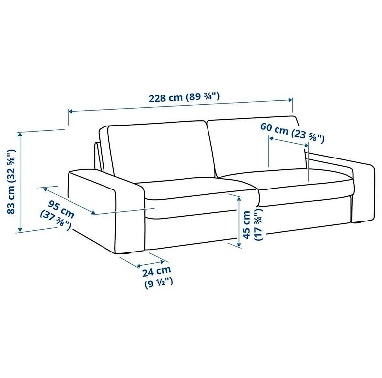 Sofas: IKEA Kivik Sofa 3-Sitzer grau – Gebraucht aus Basel von DaniJohni 3