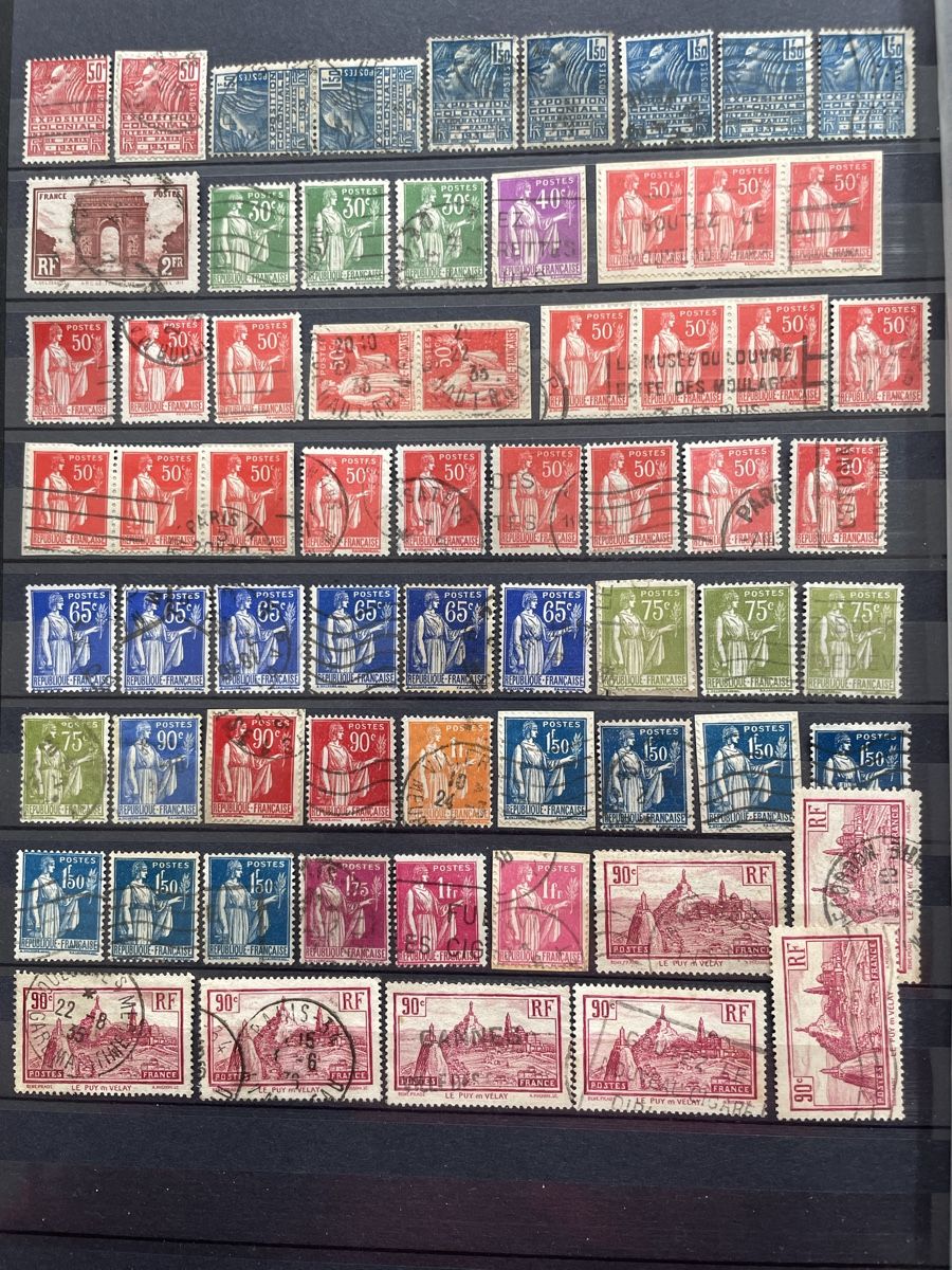 Alle Briefmarken: Frankreich 6s – Gebraucht aus Cham von Diablo1232 4