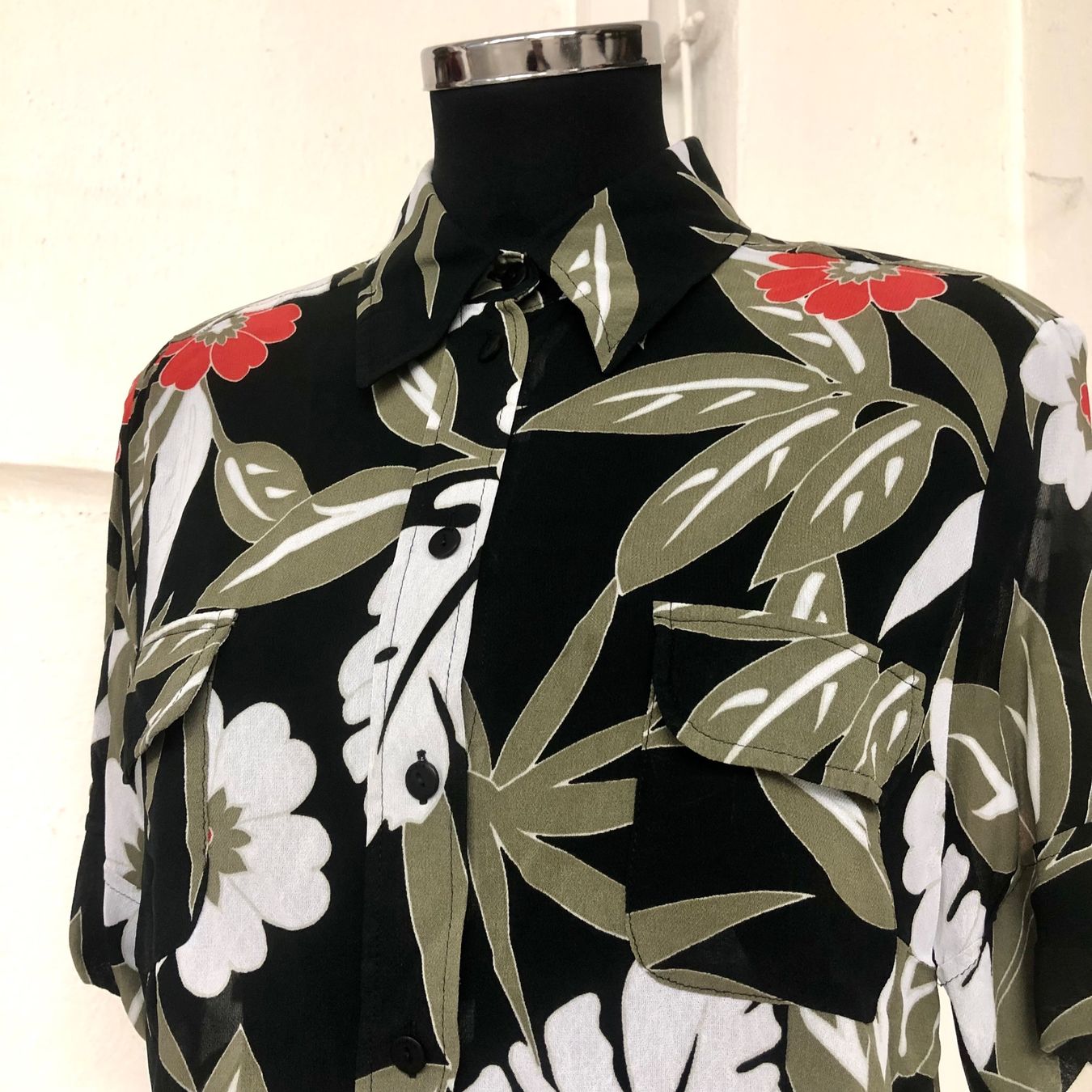 Blusen: Vintage Hauber Hemd Bluse kurzarm, Grösse 38 – Gebraucht aus Brienz BE von Kokolea84 1