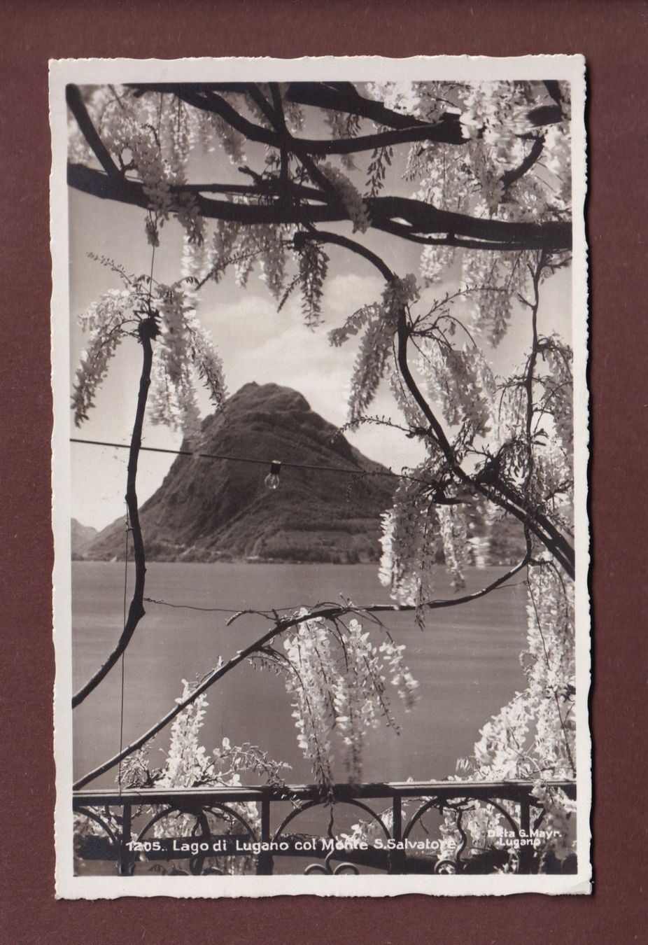 Ansichtskarten: SAN SALVATORE - 1934 – Gebraucht aus Pully von nicecards-shop