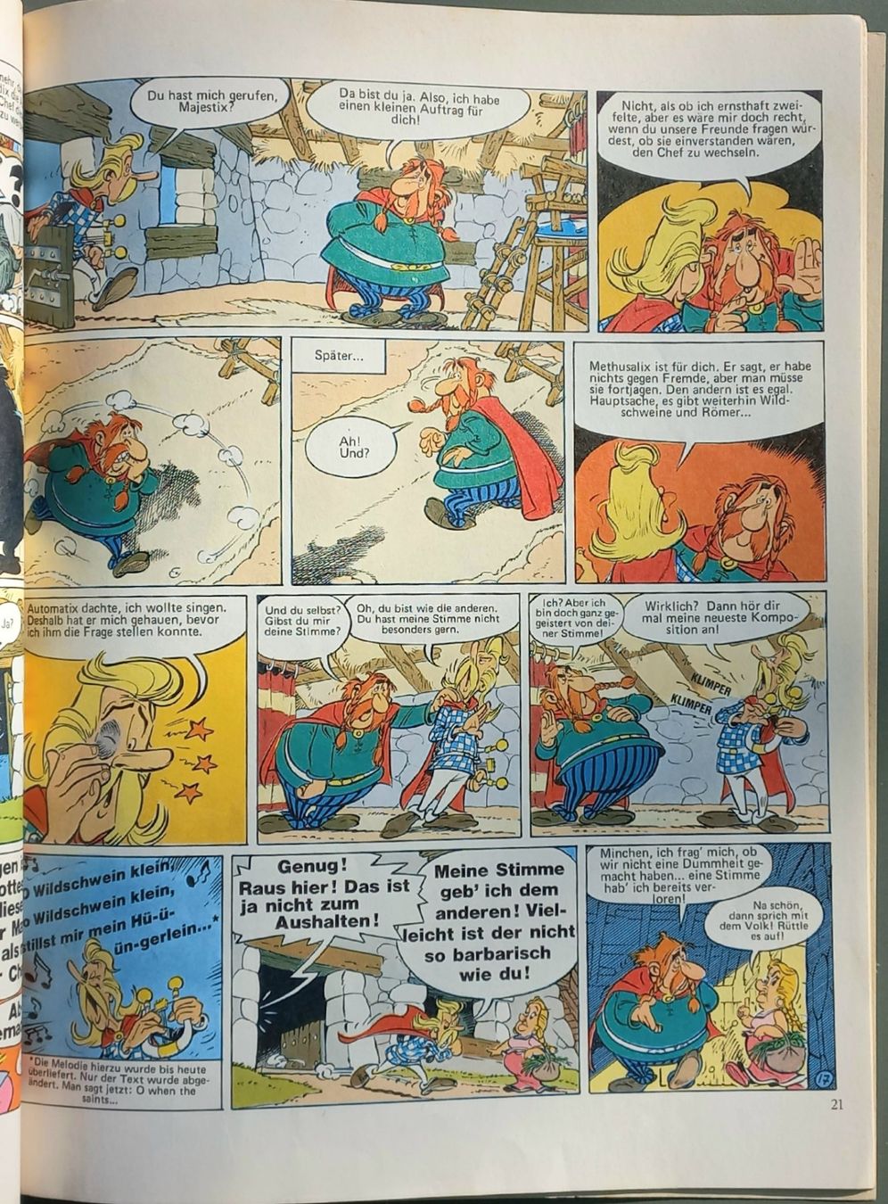 Fumetti: Comic - Asterix XXI - Das Geschenk Cäsars – Usato da Niederuzwil venduto da lubimaja 2