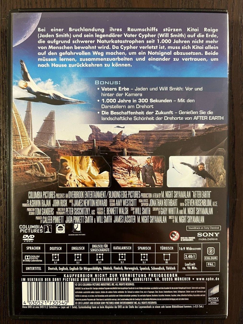 Tutti i DVDs: After Earth – Usato da Zürich venduto da FilmFreunde 1