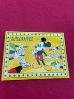 Micky Maus - Notizbuch Disneyland leer - Autogramm Buch