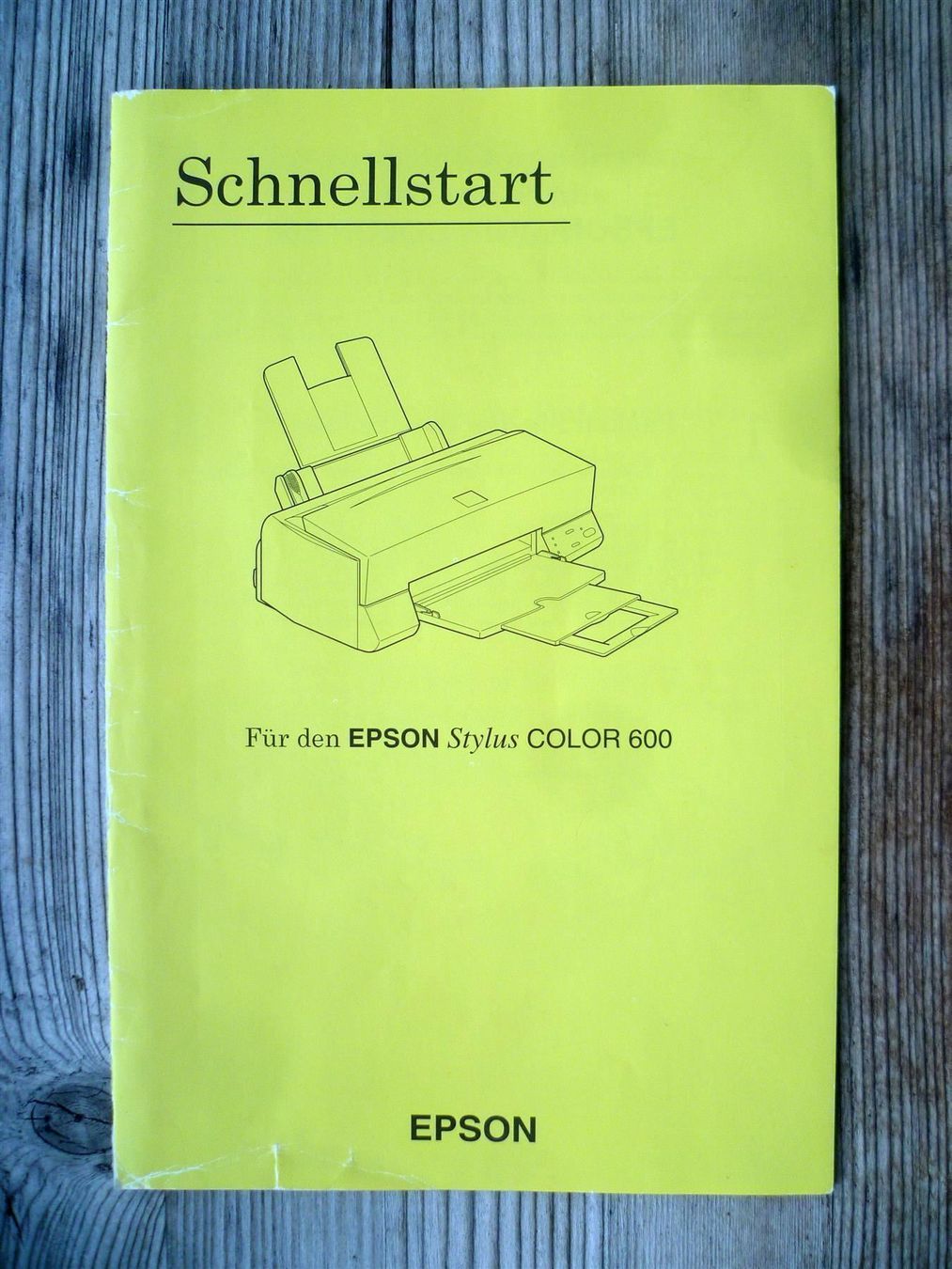 Libri: Benutzer Handbuch EPSON Stylus Color 600 – Usato da Aarau venduto da Rdodger 2