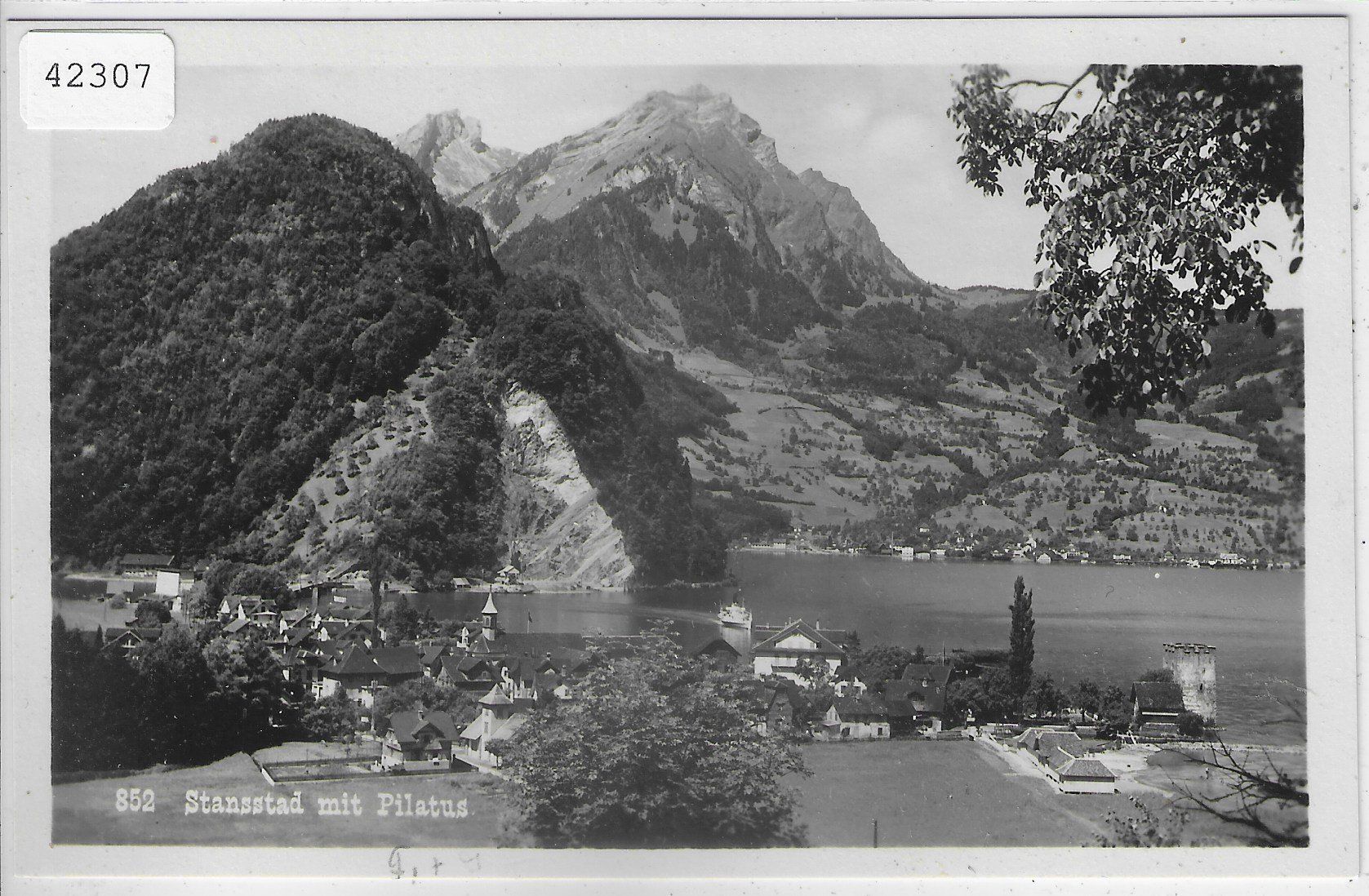 Cartoline postali: Stansstad mit Pilatus – Usato da Ettingen venduto da Kartenplanet