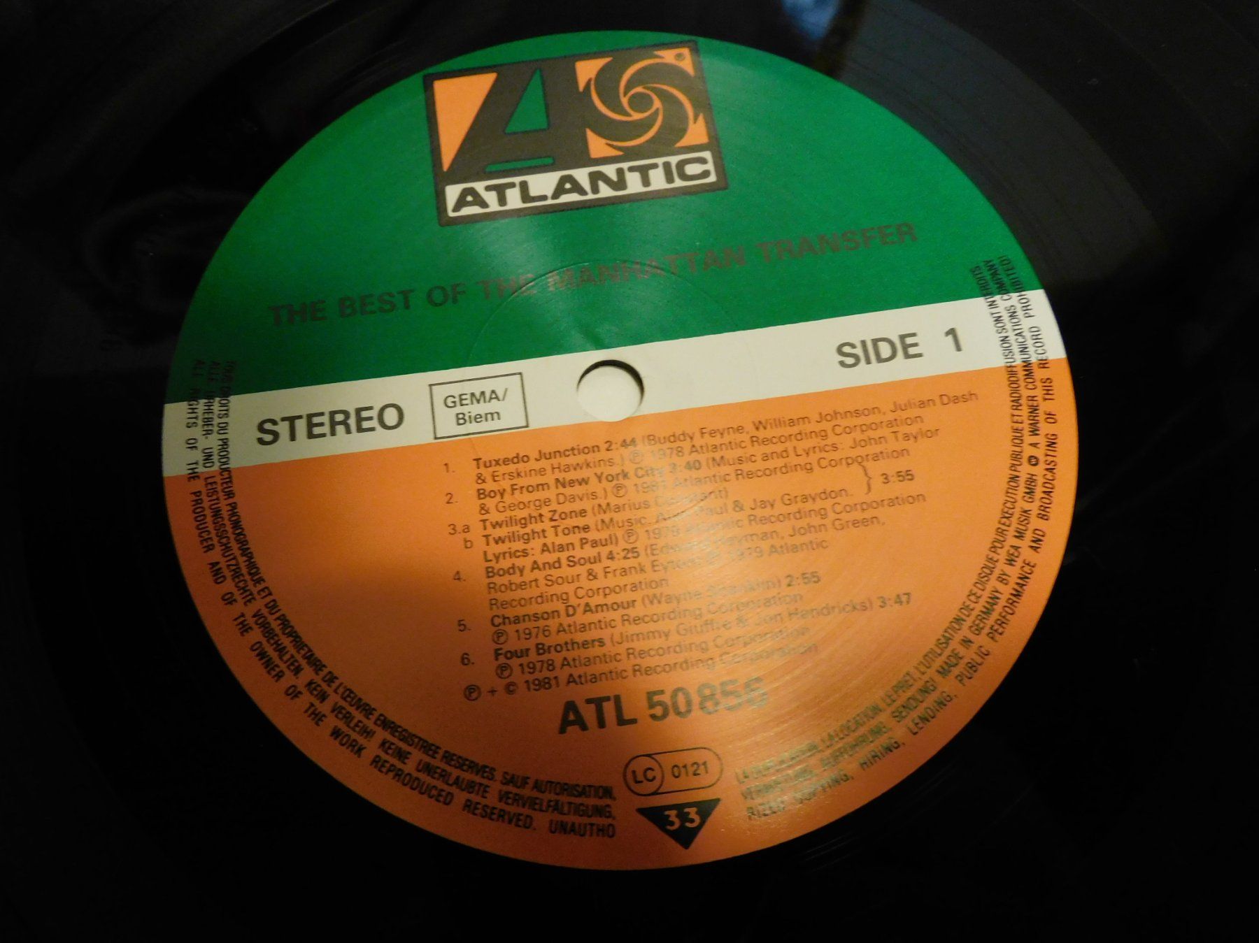 Dischi in vinile: Lp Schallplatte    - Manhattan Transfer  -  1981 – Usato da Sursee venduto da 76 3