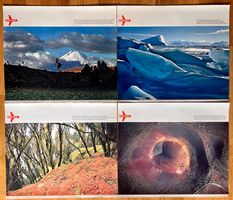 SWISSAIR Poster / Plakat - 4 Stück