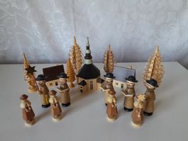 Erzgebirge, Seiffener Kirche, Kurrendesängern,17 Teile, 1985