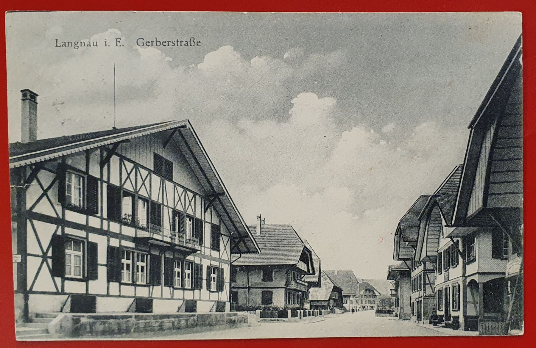 Cartoline postali: Langnau i.E. - Gerberstrasse – Usato da Kreuzlingen venduto da Rschweiz1
