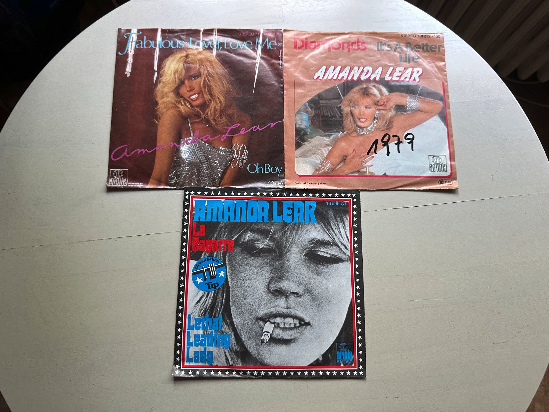 Dischi in vinile: AMANDA LEAR tolle Single Kult Top 70's Hit Disco Electronic – Usato da Basel venduto da Partridge