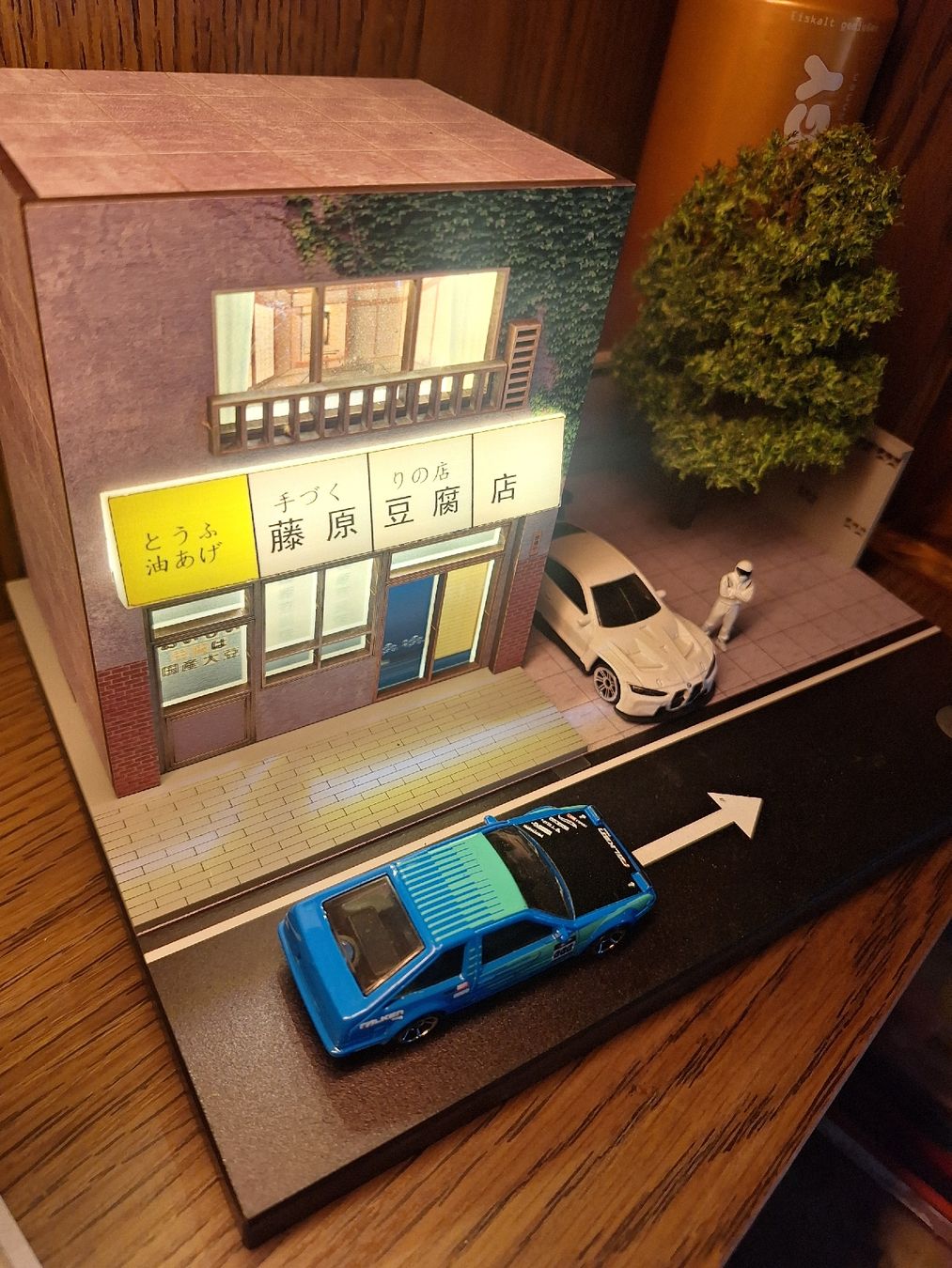 Modellini d'auto: 1:64 Diorama mit Tofushop beleuchtet – Usato da Stansstad venduto da saschaz88 2