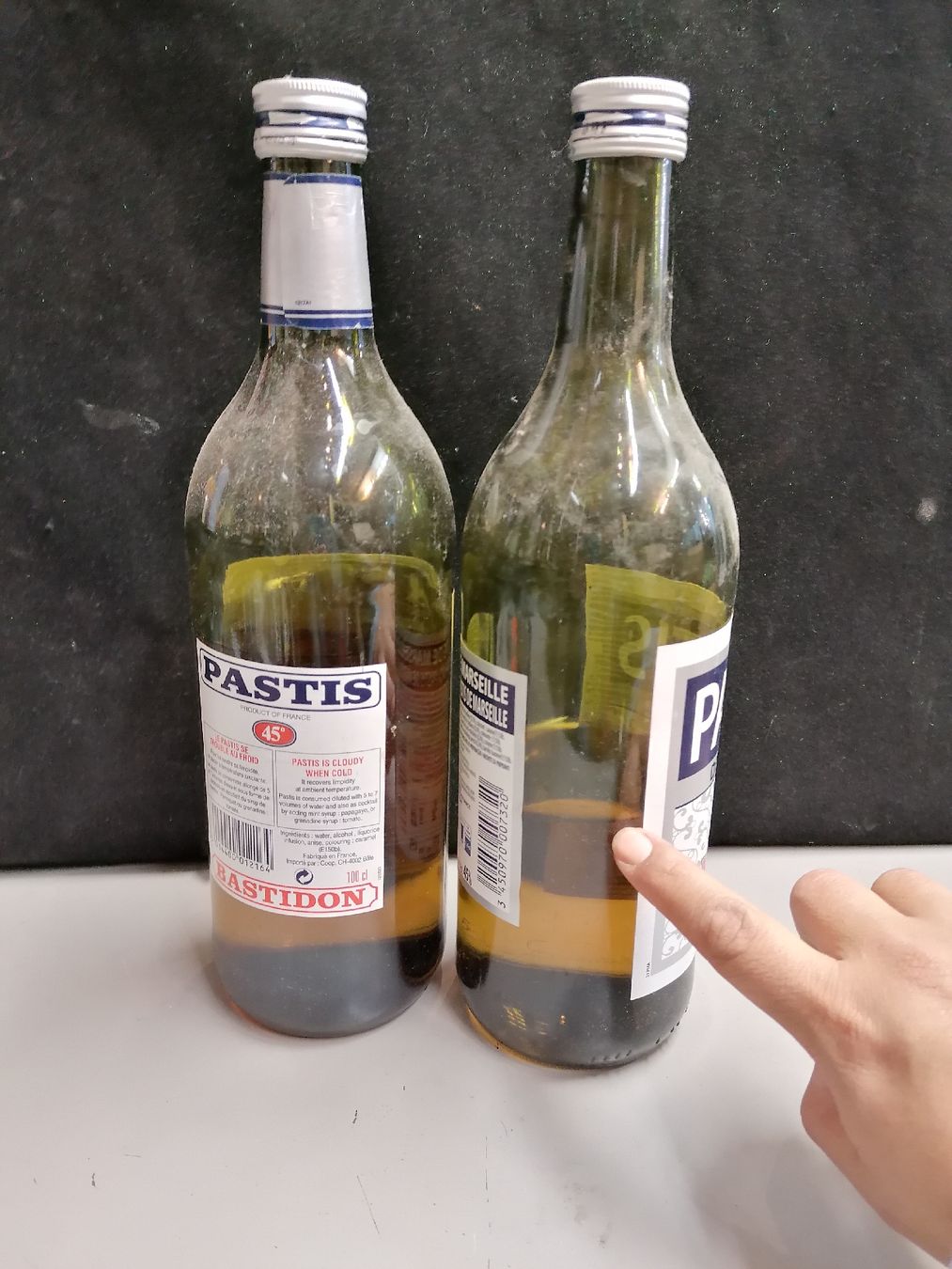 Bevande alcoliche: 2 BOUTEILLES ENTAMÉ PASTIS – Usato da Genève venduto da Leboucheoreilles 3