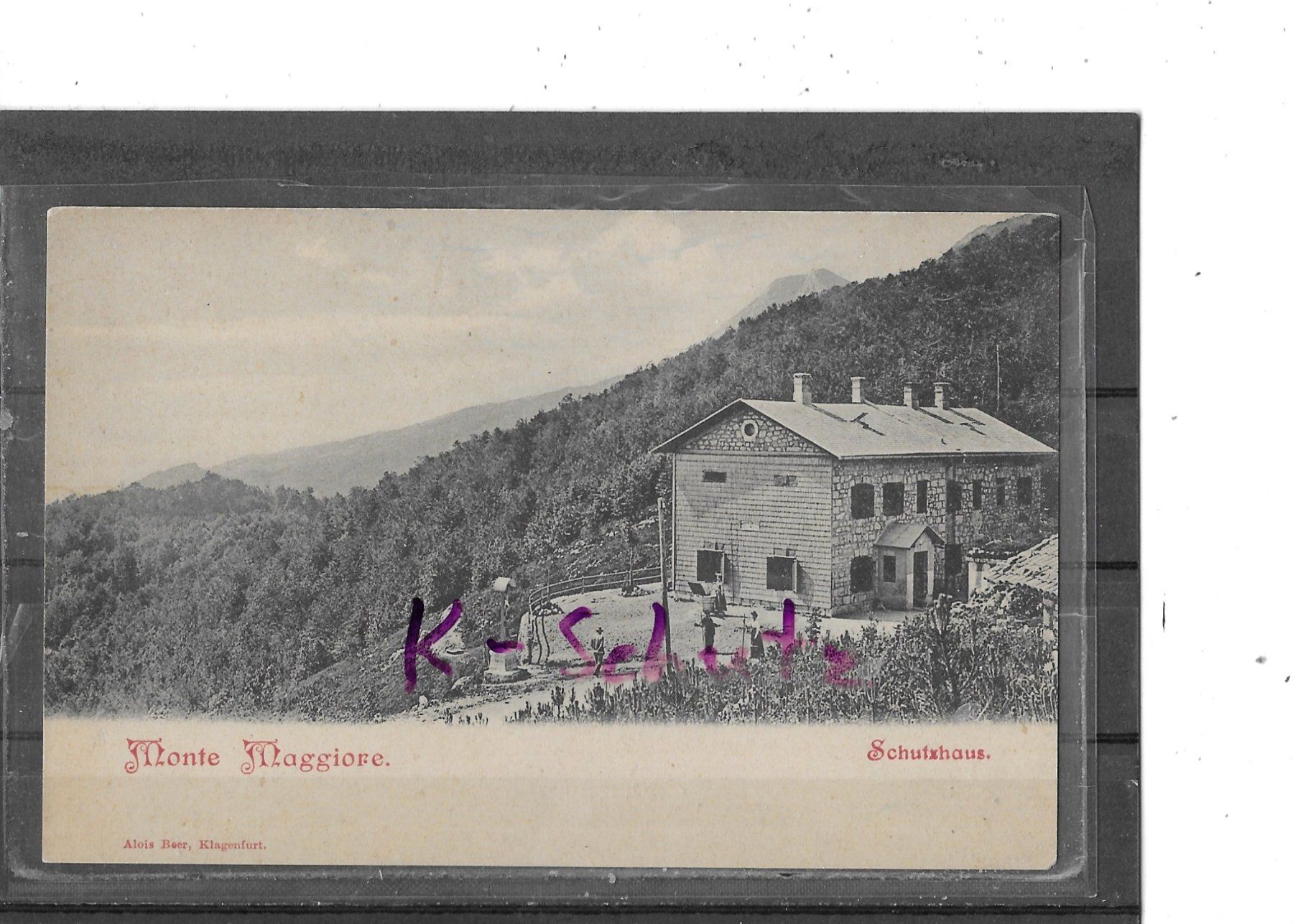 Cartoline postali: TI Monte Maggiore Schutzhaus – Usato da Schocherswil venduto da Wilare