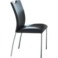 GRATIS abzugeben: 4 schwarze Polsterstühle