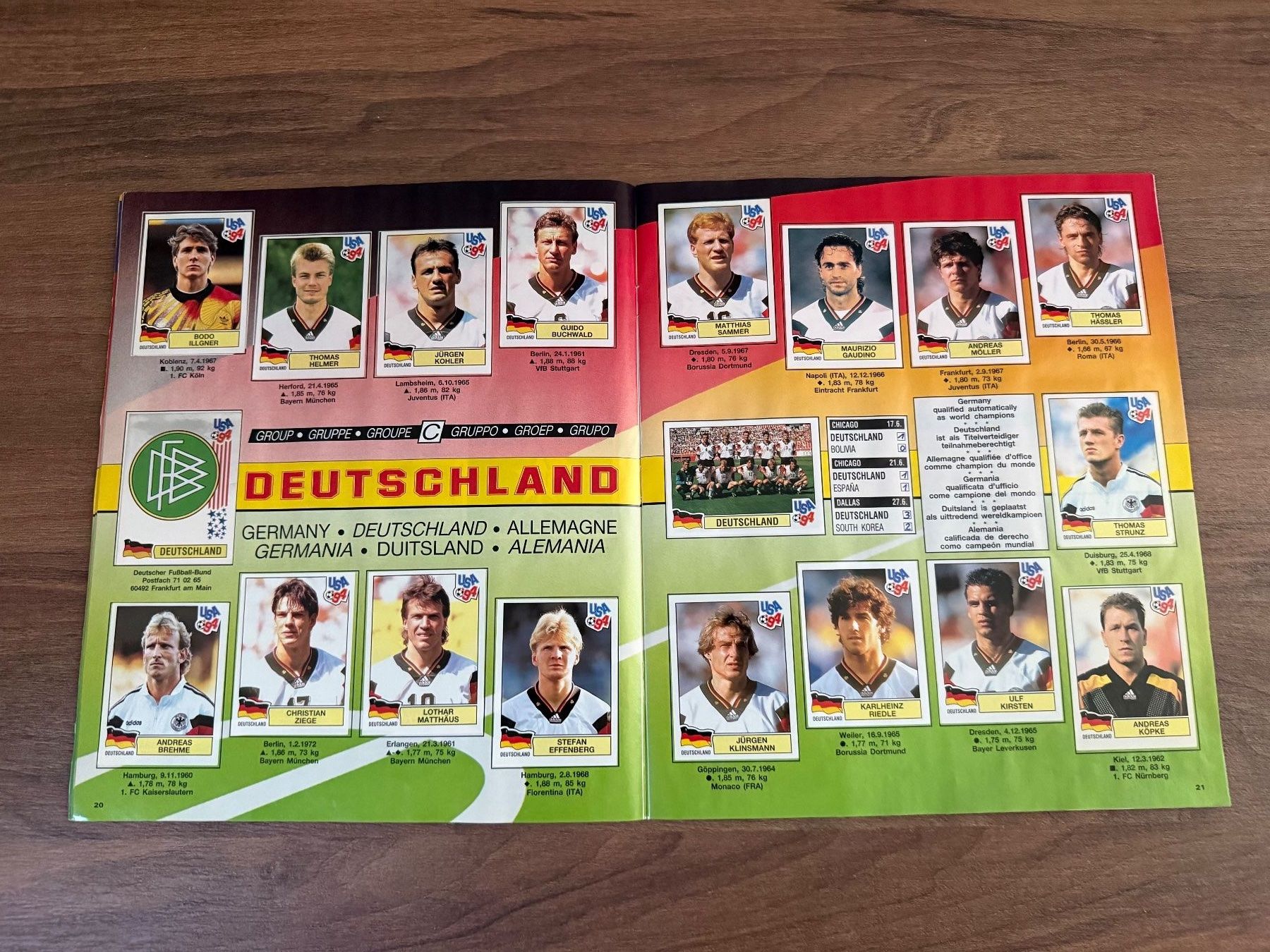 Panini Album: Album Panini WM 1994 - Komplett – Usato da Chiggiogna venduto da TheLegend88 4
