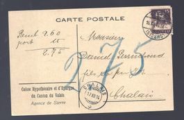 CArte postale SIERRE - CHALAIS 1914