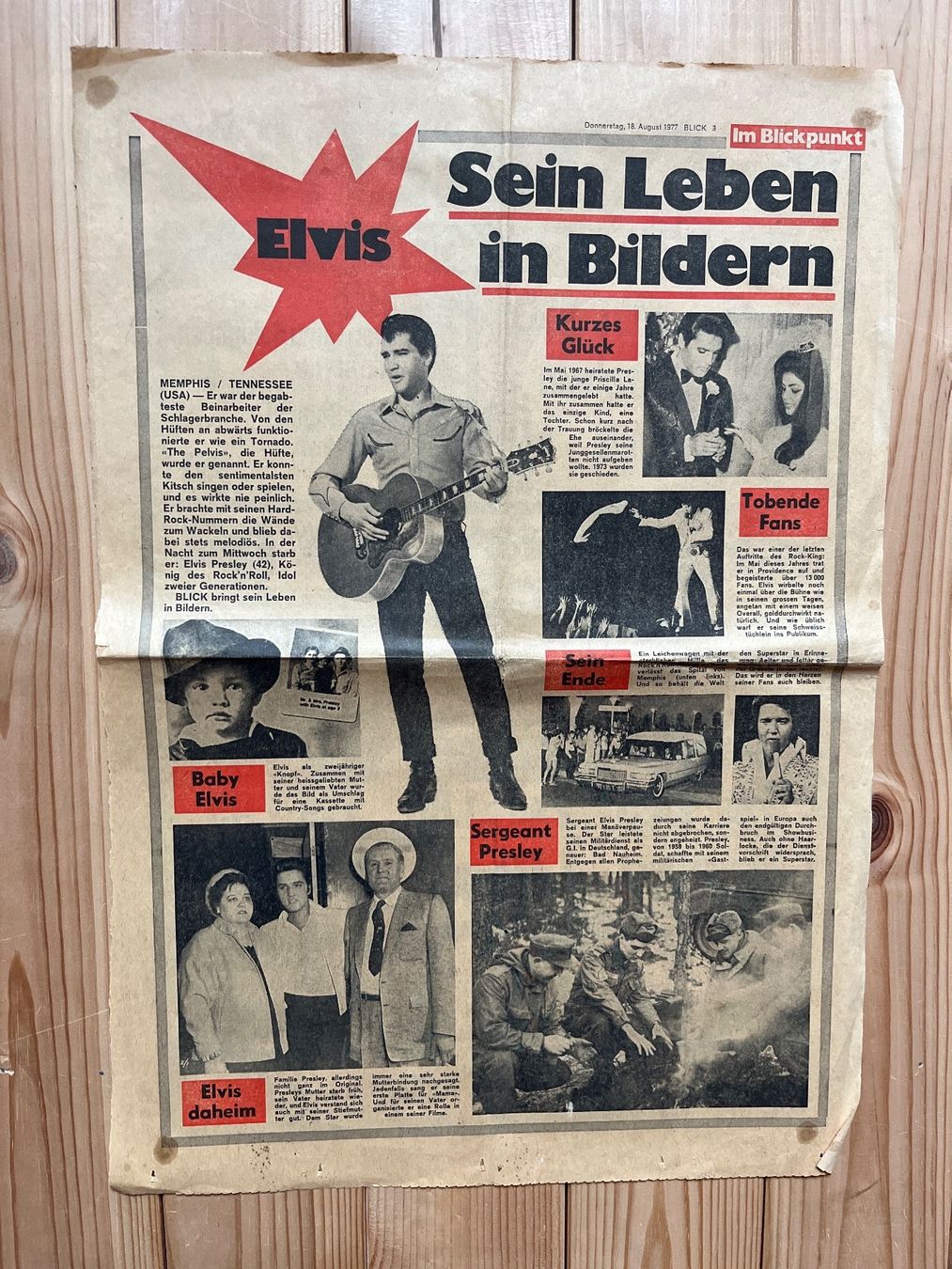 Foto & Immagini: Elvis Presley 1977 – Usato da Bärschwil venduto da yamaha022 5