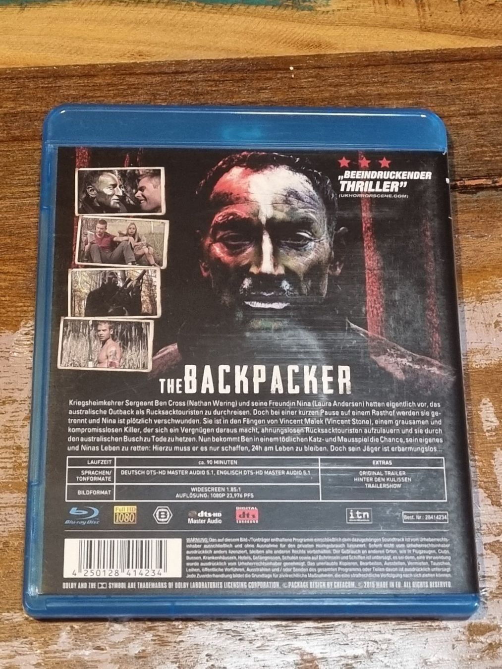 Tutti i DVDs: The Backpacker, Blu Ray Thriller – Usato da Winterthur venduto da Belzarek 1