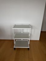 White Trolley 3 Shelves with Wheels