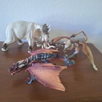 3 Schleichtiere, Kampfelefant, Drachenreiter, Greifenreiter