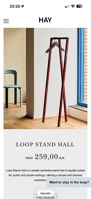 Hay Garderobe: Loop Stand Hall von HAY – Gebraucht aus Zürich von TomTom2011 1