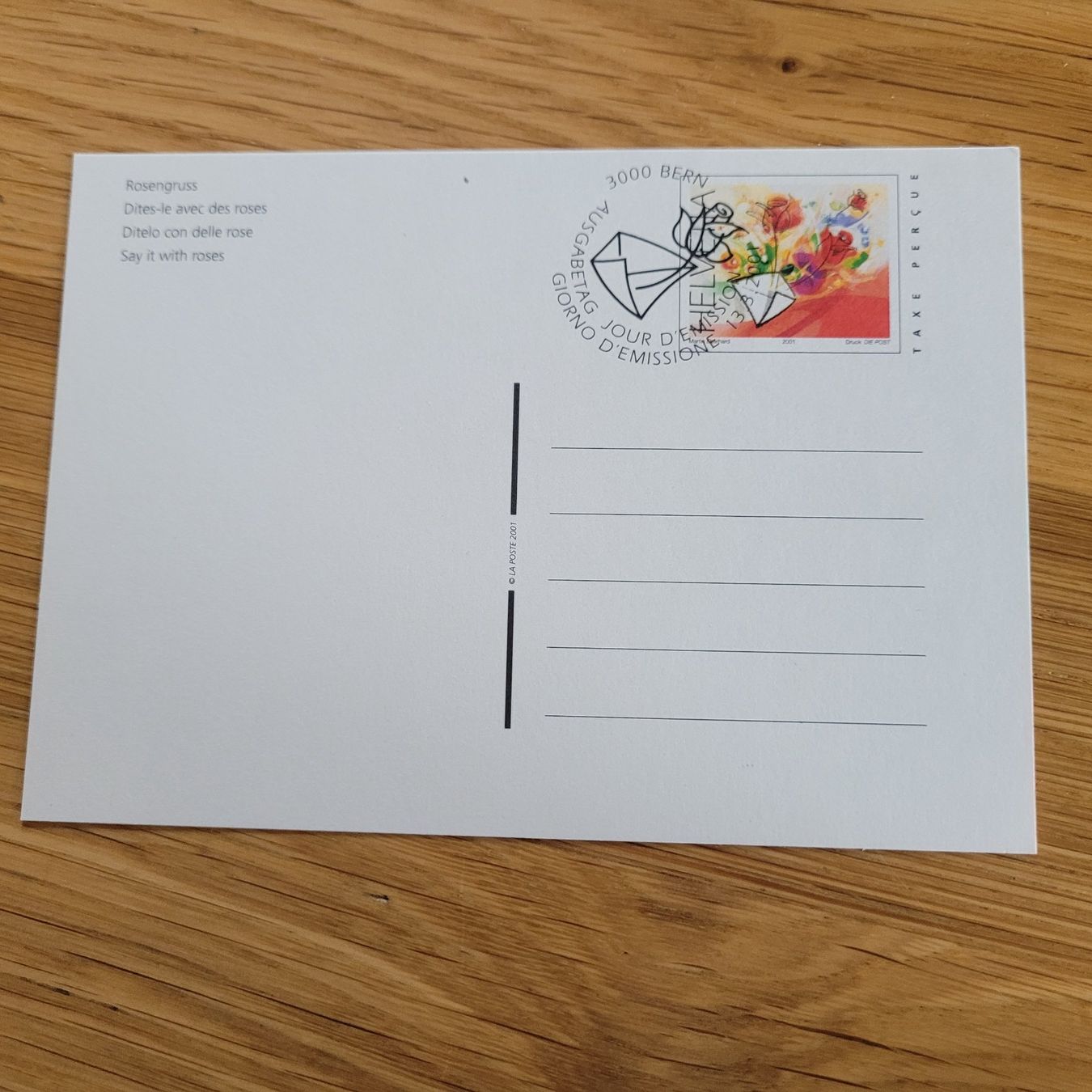 Cartes postales: GS Karte Bern 2001 – D'occasion à Biel/Bienne par Destockweb