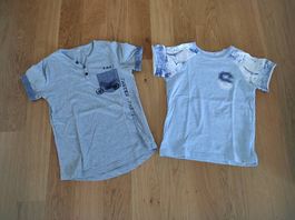 2× T-shirts in Gr.128-134