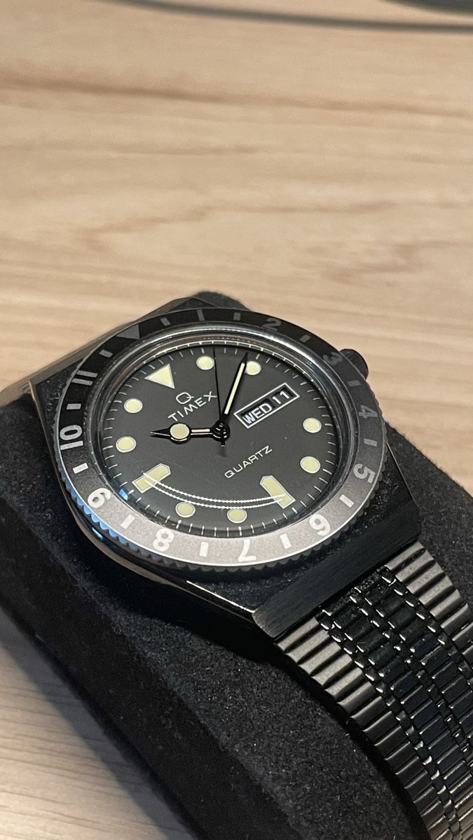 Timex Orologi: TIMEX Q Timex Reissue All Black – Usato da Etagnières venduto da Johan_groux 1