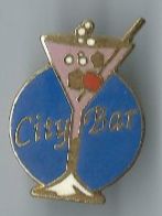 City Bar Cocktail Pin