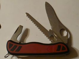 Victorinox Messer Gross mit Rot Schallen gut Zustand