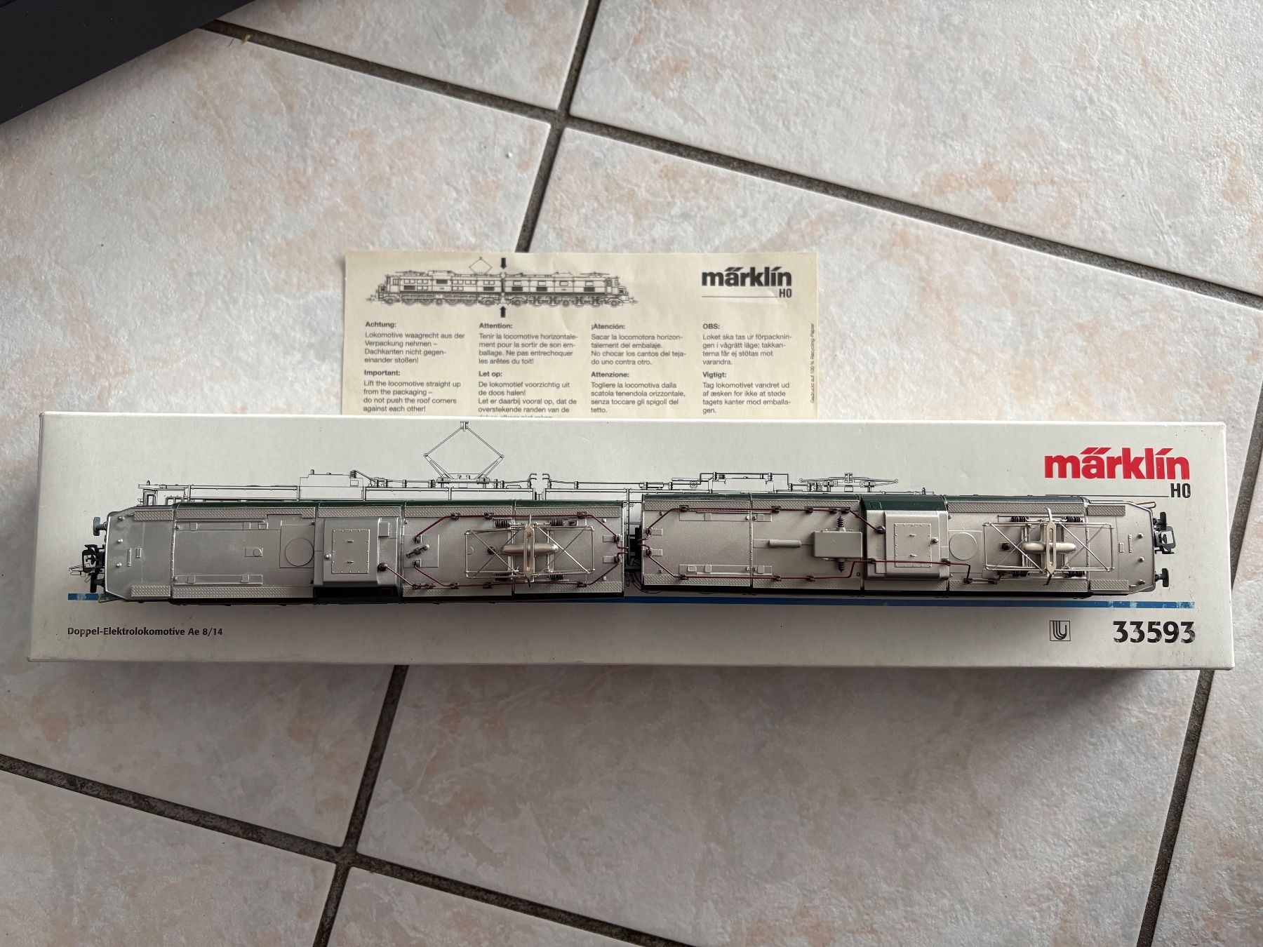 Märklin Modellini di ferrovie: Marklin 33593 Elok Ae 8/14 SBB Delta – Nuovo (secondo la descrizione) da Hauterive NE venduto da eriamch 1