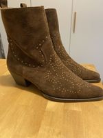 Braune Wildleder Stiefeletten