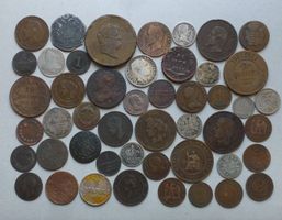 Lot ++ 48 Münzen aus dem Ausland ab 1702