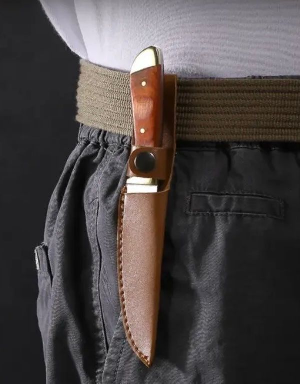Coltelli: Haushalt Hand Gehackte Fleisch / Obst Messer  mit Etui! – Nuovo e nell'imballaggio originale da Seon venduto da Aaargauer01