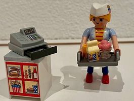 Playmobil 5292 Serviererin mit Kasse: komplett&mit Anleitung