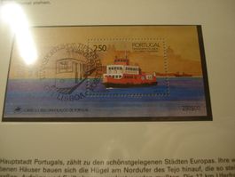 Portugal, Block 1989, "Fäöhrschiff", ** und  ET-o