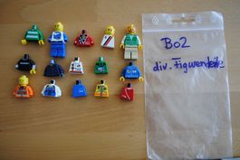 Lego Figuren: Diverse Oberkörper/Torsos - Konvolut /Bo2