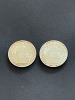 2 x 1/2 Franken 1946/1948   Unz / Stgl