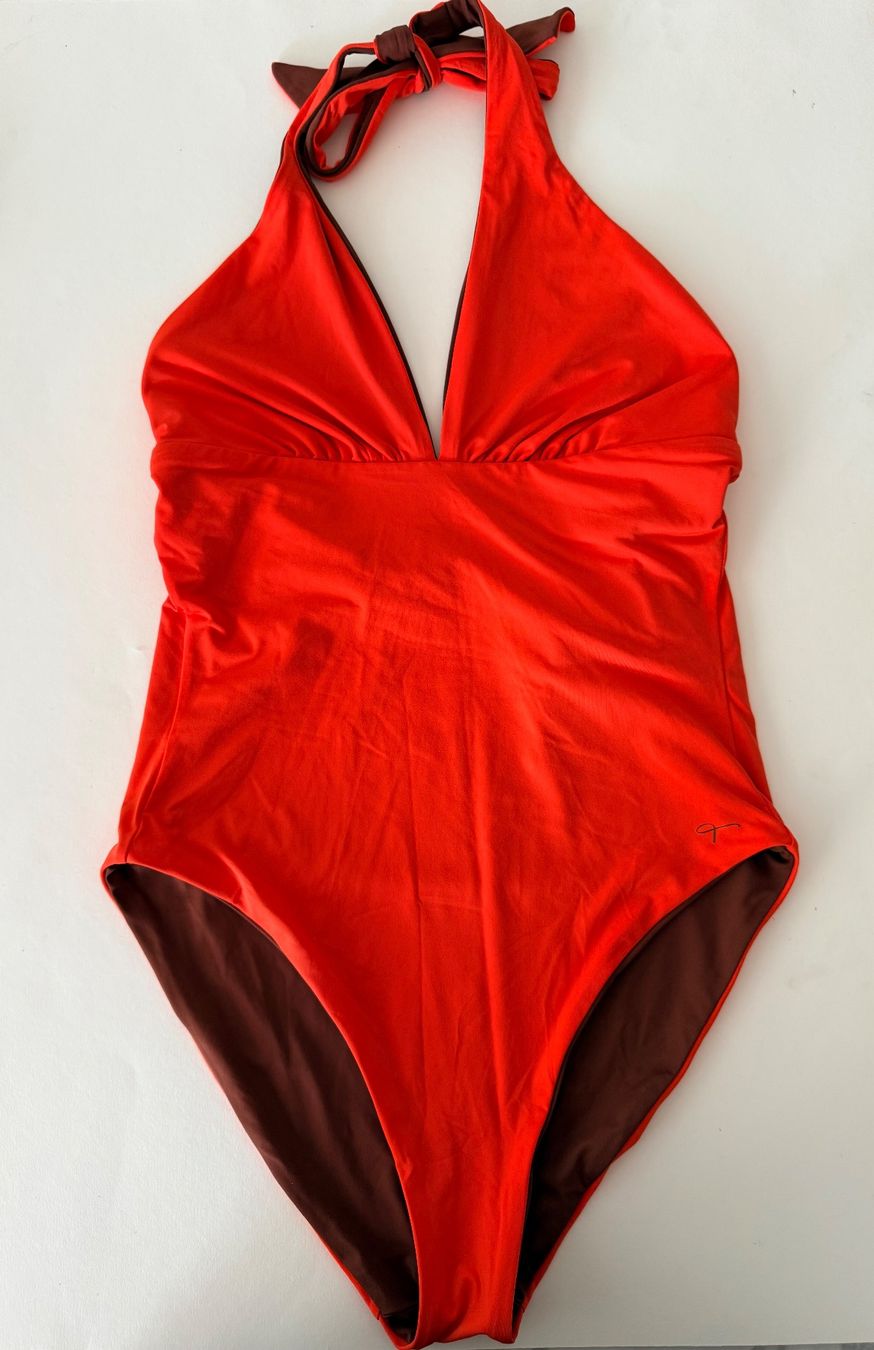 Triumph Badekleider & Bikinis: TRIUMPH, Badekleid FREE SMART, Grösse 2, Farbe Orange/Braun – Neu und originalverpackt aus Rudolfstetten von gst_g7xl 3