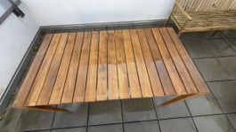Gartentisch Holz / Metall zum Aufbereiten 170 x 90 x 74 cm